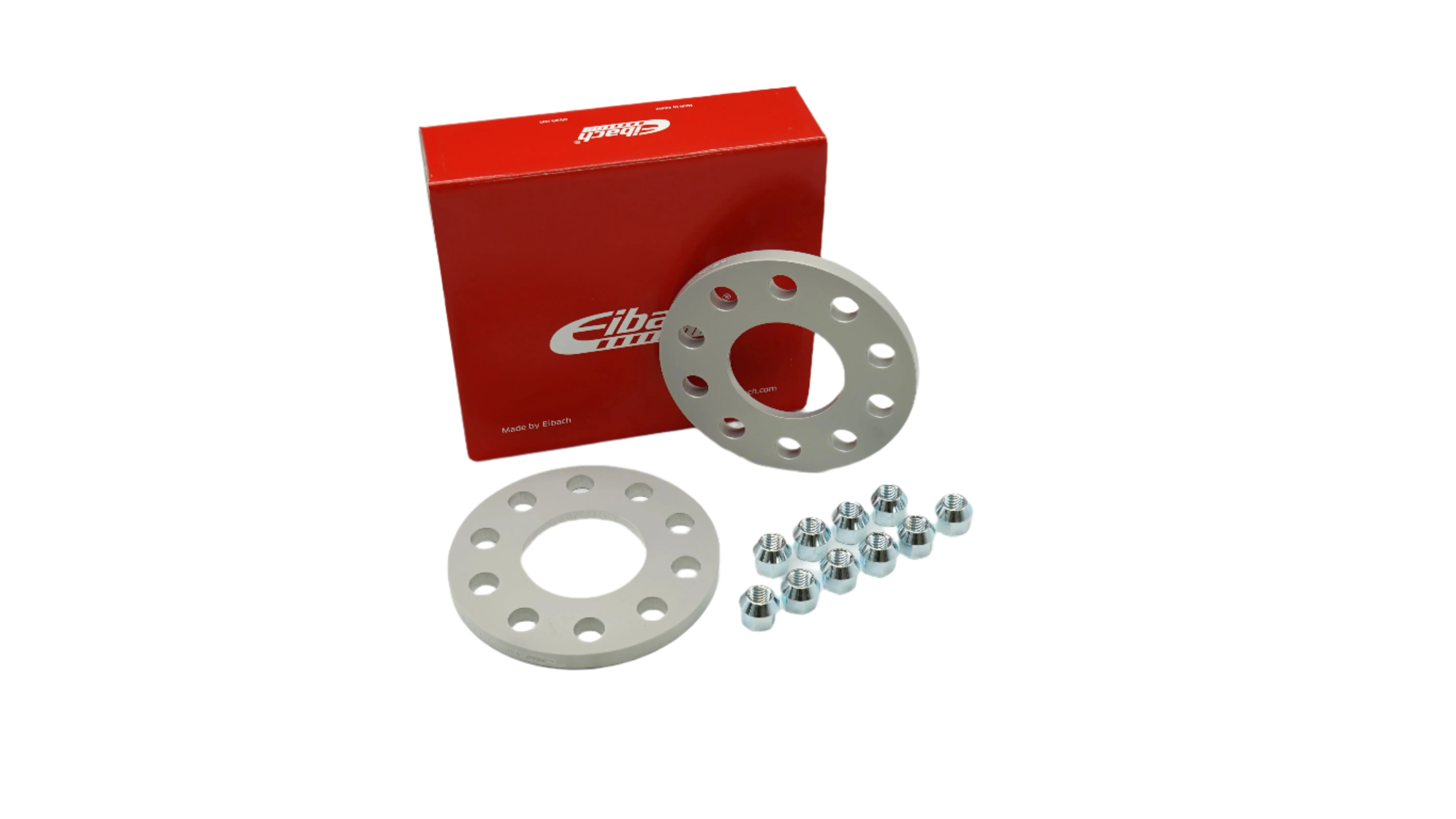 Eibach Pro-Spacer Kit (Pair Of Spacers) 10mm Per Spacer (System 1) S90-1-10-002 (Silver) - Image 2