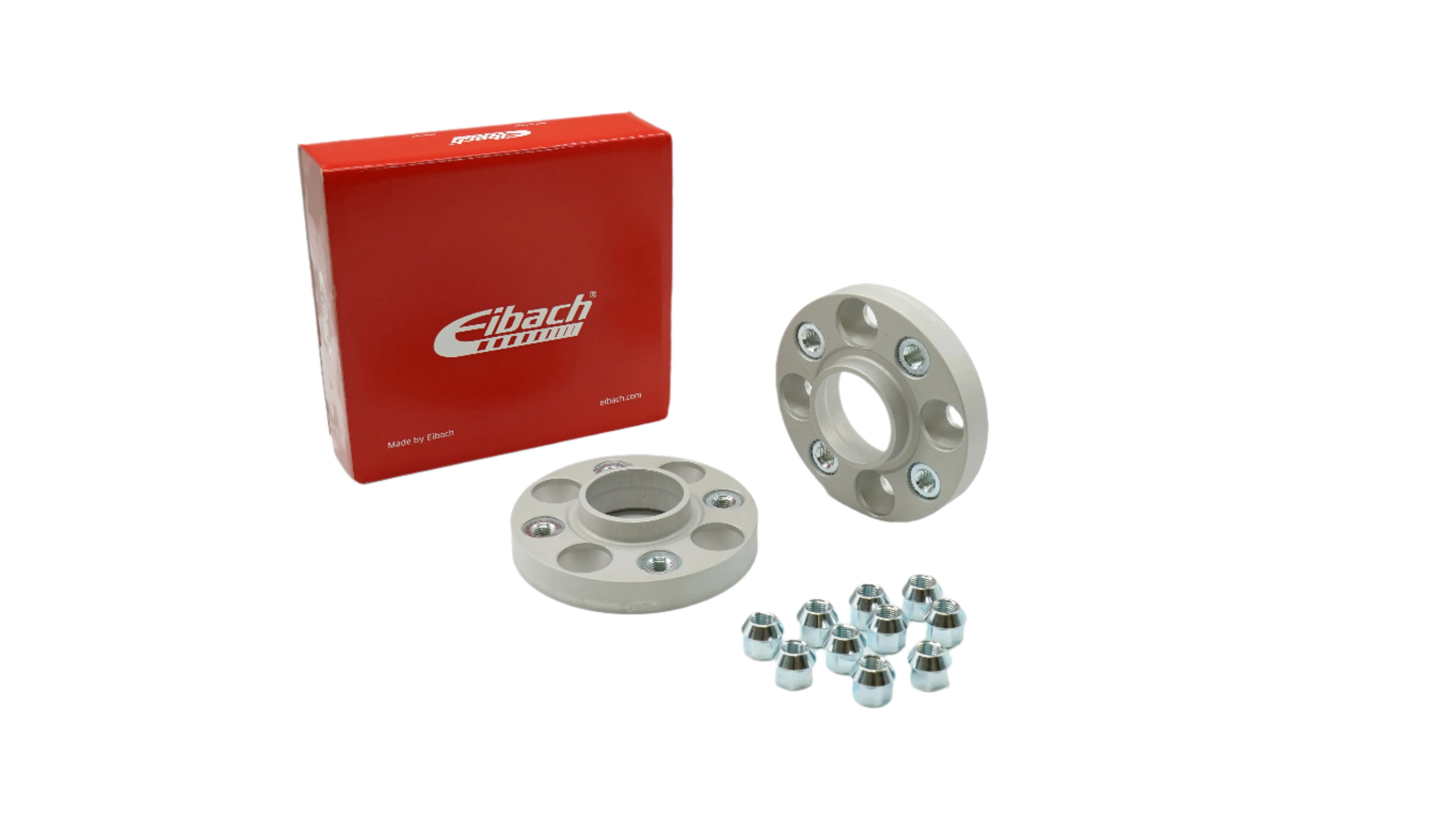 Eibach Pro-Spacer Kit (Pair Of Spacers) 20mm Per Spacer (System 7) S90-7-20-026 (Silver) - Image 2
