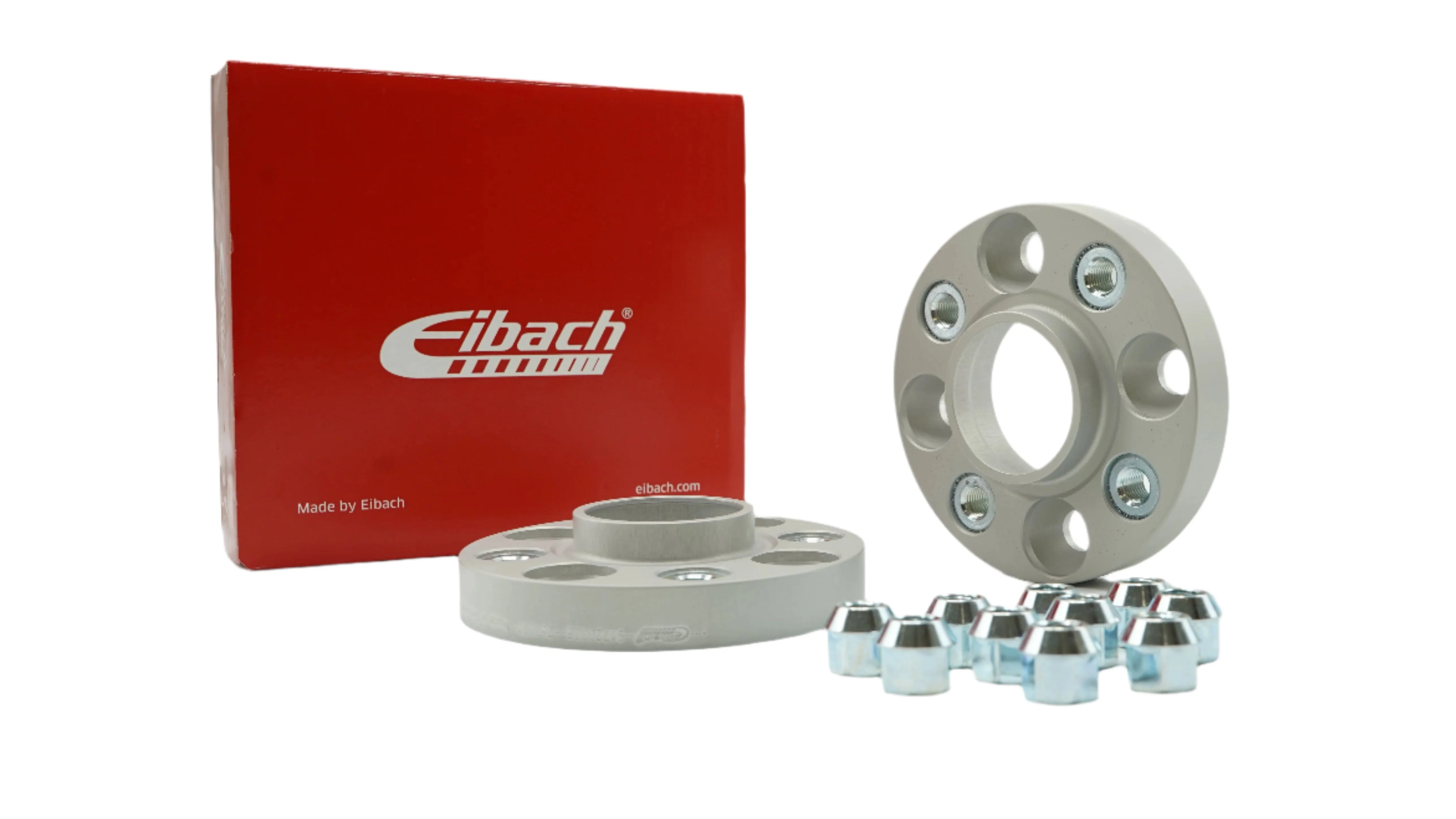 Eibach Pro-Spacer Kit (Pair Of Spacers) 20mm Per Spacer (System 7) S90-7-20-026 (Silver) - Image 3